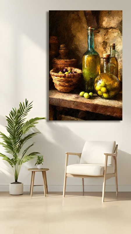 لوحة ثمار الزيتون