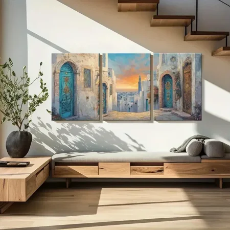 طقم ثلاثي غروب المدينة القديمة