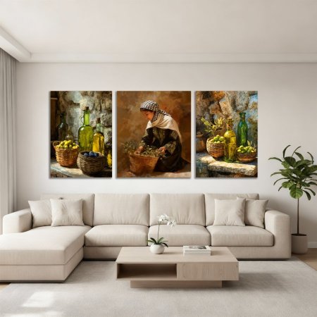 طقم ثلاثي لفلاحة وزيت الزيتون