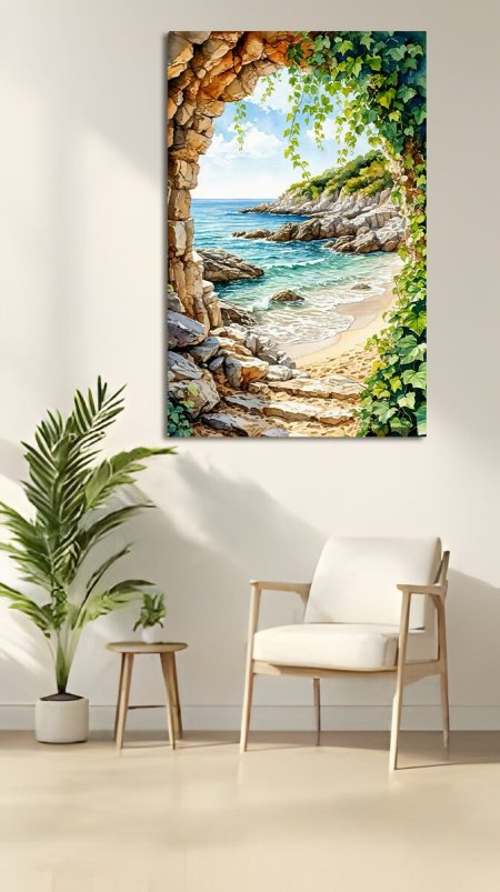 منظر طبيعي للبحر