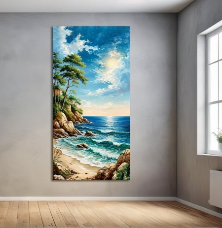 منظر طبيعي للبحر